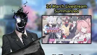 [Blue Archive] 24 March JP Livestream Summarized
