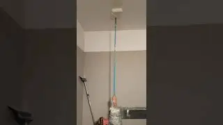Работы на высоких потолках... без козлов и стремянок...