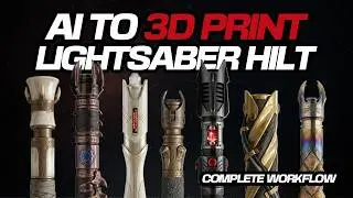 From Idea to 3D Printed Lightsaber in One Workflow