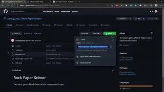 Rock-Paper-Scissor in Java - Clone repo and demo game in IntelliJ