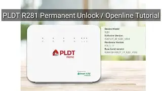 PLDT R281 Permanent Unlock / Openline Tutorial for Software V004 & Baseband V002