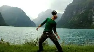 Freestyle Football In Extreme Nature