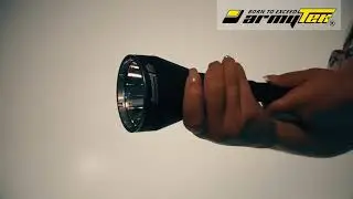 Ustawianie trybów w lampie Armytek Barracuda Pro. Przełączenie z Turbo na Basic. Strobo.
