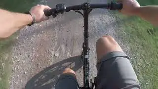 Fiido foldable electric bike POV