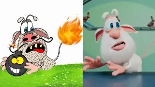 Laugh with Booba Bubble Gum Video Game 🤣 Funny Drawing Meme Video