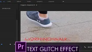 How to Add Text Glitch in Adobe Premiere pro|Text Glitch Effect in Adobe Premiere Pro