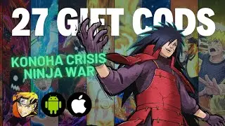 KONOHA CRISIS NINJA WAR ALL GIFT CODES & GACHA !! NARUTO FIGHTER ENG LITE