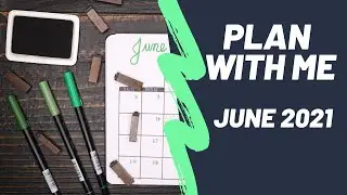 The Minimalist Bullet Journal | June 2021 Plan with Me