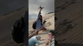 в 5:00 уже на бархане,рюкзак 12 кг и Дрон ловлю чуть ли не на шпагате😂 Как снимается для вас фильм.