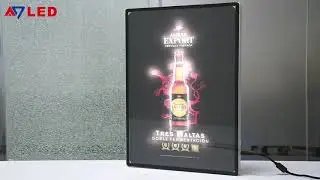 Ultra-thin tempered glass dynamic light box