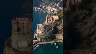 Hotel Mezzacapo Castellano  Maiori,Italy.#viral #trending #vlog #shorts #castle #itzy #italy #travel