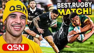American Reacts to South Africa vs New Zealand (BEST MATCH EVER?!) | Rugby Championship '24
