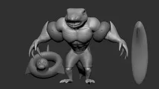 SCULPT SHARK CLOTHES AND ASSETS