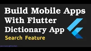 FlutterApp - Build Dictionary App with Flutter - Search