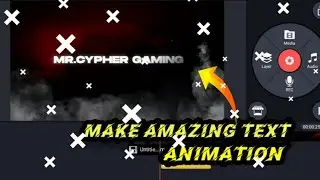 MAKE AMAZING TEXT ANIMATION FOR CHANNEL.