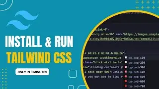 How to setup tailwind CSS in vs code?  