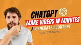 ChatGPT - Using ChatGPT-3 to Make YouTube Videos in Minutes (FULL GUIDE)