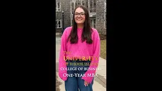 A Day in the Life of a URI Master of Business Administration (MBA) one-year student.