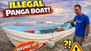 Beachcombing - Illegal Fishing Panga