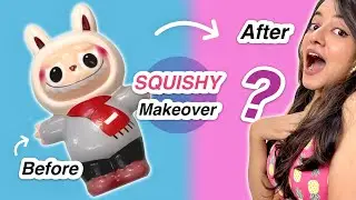 Tried Squishy Makeover 😱 Will I Fail? 🤫