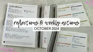 REFLECTIONS & WEEKLY ACTIONS for week 41 | 2024 goal planning | #mäksēlifeplanner