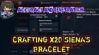 Cabal Mobile PH - CRAFTING x20  SIENA'S BRACELET - ACCURACY AND PENETRATION!!!