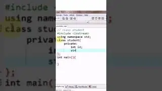 default constructor | parameterized constructor | object of the class | class student | constructor