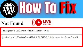 The requested URL was not found on this server | Apache error problem fix | 404 Error not found