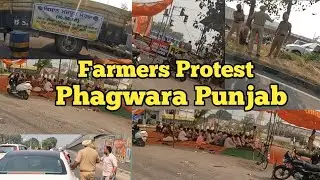 Farmers Protest Over Paddy Procurement In Punjab India❤️