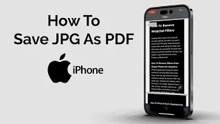 How to Convert Image (JPG) to PDF on iPhone in Seconds?