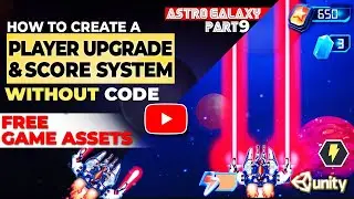 Player upgrade & score system WITHOUT CODEING! [Top Down Shooter Unity Tutorial ] AG Part 9