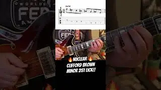 Nuclear Clifford Brown lick from his immortal “what is this thing” solo! Jazz guitar lesson
