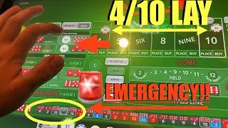Second Bubble Craps Session Of The Day Testing A 4/10 Lay + (Emergency) Hard Ways… 🚨🚨🚨