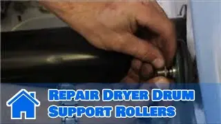 Washer & Dryer Repair : How to Repair Dryer Drum Support Rollers