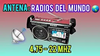 📶ANTENA Casera para RADIO ONDA CORTA con Poco Dinero