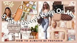 5 KITS I ALWAYS KEEP ON ME OR IN MY BAG | WHAT'S IN MY PURSE AND THE NECESSITIES | AMAZON WITH LINKS