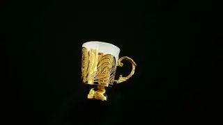 Кофейная чашка с узорами