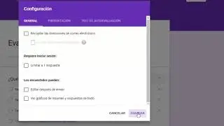 Crear exámenes con los Formularios de google.