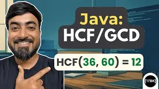 Java Program to Find HCF (GCD) of Two Numbers