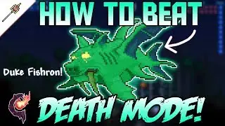 How to Beat Duke Fishron in Death Mode! ||Terraria Calamity Mod Boss Guide||