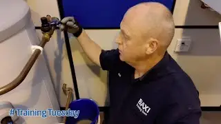 How to remove and clean the inline strainer on a Megaflo cylinder | Baxi 