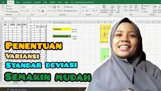 MUDAH MENENTUKAN VARIANSI DAN STANDAR DEVIASI DI MICROSOFT EXCEL