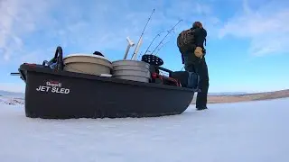 Ice Fishing Roseworth Reservoir Idaho