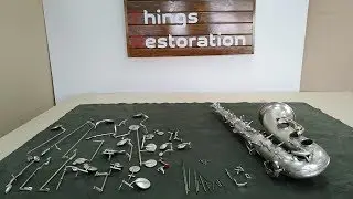 Реставрация саксофона.Сборка саксофона,нюансы. часть 2
