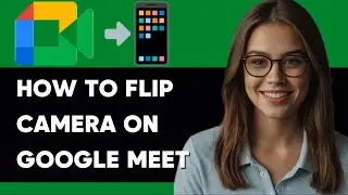 HOW TO FLIP CAMERA ON GOOGLE MEET NEW ULTIMATE GUIDE 2024!