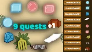 Starve.io - 9 quests solo challenge 🔥