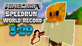 Minecraft 1.16.4 Speedrun WORLD RECORD - 3:29 | Random Seed, Glitchless