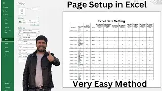 Setup Prefect Print | Page Setup in Excel |  3 steps only | Very Easy Method