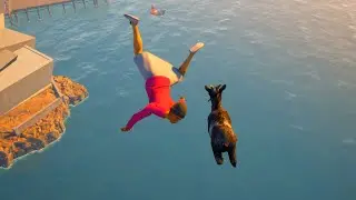 Goat Simulator 3 Funny Water Ragdolls Compilation | Crash/Jumps/Fails (Euphoria Physics) 4K