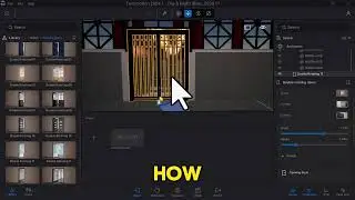 How to Use Twinmotion 2024.1 Rotating Doors
